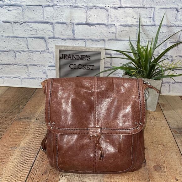 The Sak Ventura Convertible Back Pack/ Shoulder Bag For Women Leather Brown main image 8